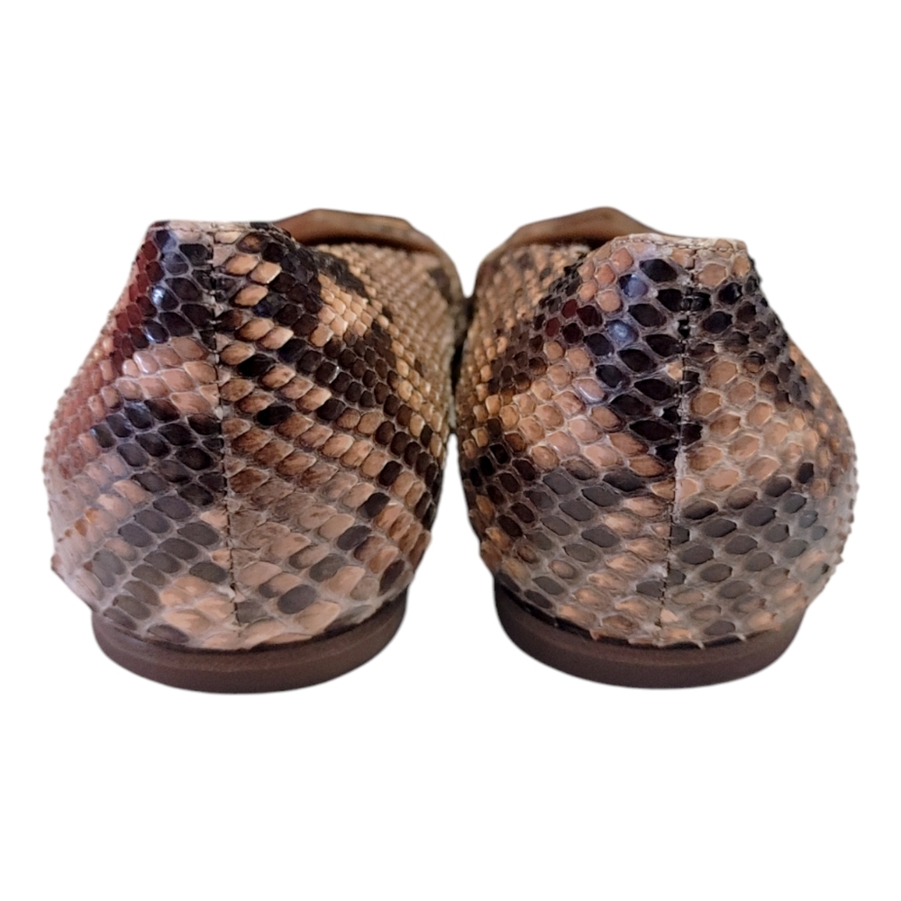 Nour Jensen Leather Snakeskin Python Pointed Toe … - image 6